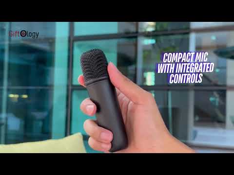 TERAMO - Portable Karaoke Speaker Set with Wireless Microphone - Kids & Back-to-School - Eco-Friendly Corporate Gifts Dubai