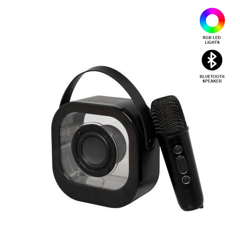 TERAMO - Portable Karaoke Speaker Set with Wireless Microphone - Kids & Back-to-School - Eco-Friendly Corporate Gifts Dubai