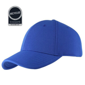 TITAN - Santhome Recycled 6 Panel Adjustable Cap - Royal Blue - Caps - Eco-Friendly Corporate Gifts Dubai