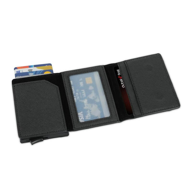 TORINO - SANTHOME RFID Sliding Card Holder - Black - Card Holders & Wallets & Backpacks - Eco-Friendly Corporate Gifts Dubai