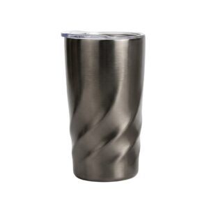 TORQUE - Giftology Double Wall Mug 330ml - Gunmetal - Mugs & Cups - Eco-Friendly Corporate Gifts Dubai