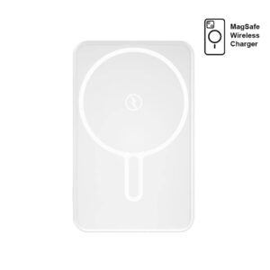 TOVUZ - Giftology 10,000 mAh Magnetic Wireless Powerbank in Gift Box- White - Powerbanks & Chargers - Eco-Friendly Corporate Gifts Dubai