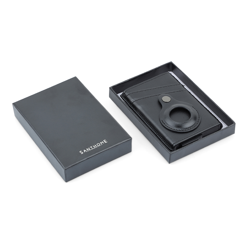 TROMSI - Santhome® PU Card Holder with Santhome Tag pocket - Black - Mobile & Phone Accessories & Card Holders & Wallets - Eco-Friendly Corporate Gifts Dubai