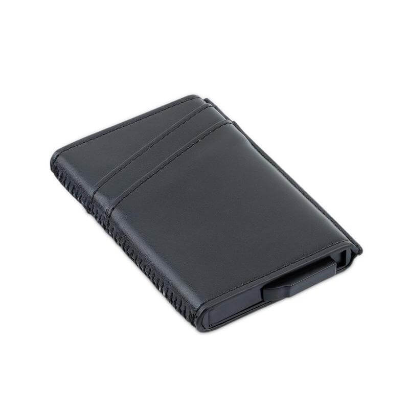 TROMSI - Santhome® PU Card Holder with Santhome Tag pocket - Black - Mobile & Phone Accessories & Card Holders & Wallets - Eco-Friendly Corporate Gifts Dubai
