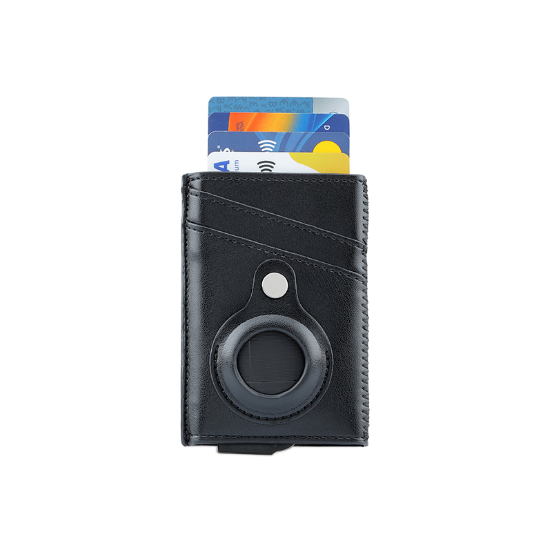 TROMSI - Santhome® PU Card Holder with Santhome Tag pocket - Black - Mobile & Phone Accessories & Card Holders & Wallets - Eco-Friendly Corporate Gifts Dubai