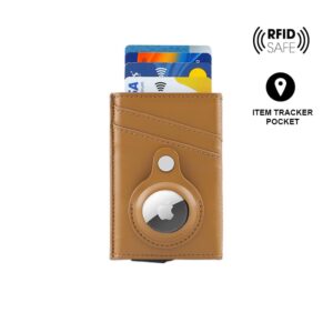 TROMSI - Santhome® PU Card Holder with Santhome Tag pocket - Tan - Mobile & Phone Accessories & Card Holders & Wallets - Eco-Friendly Corporate Gifts Dubai