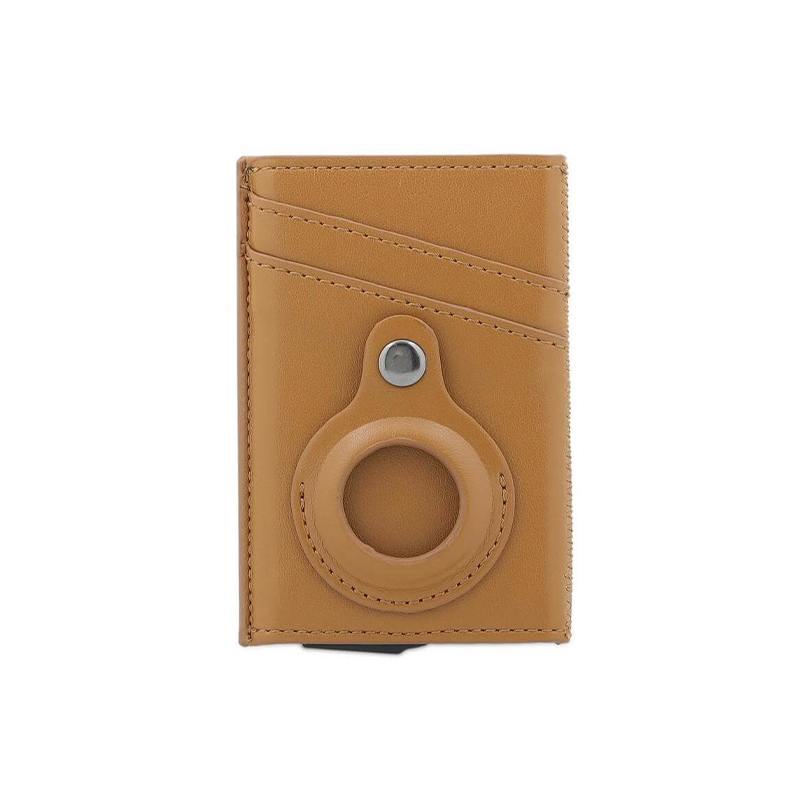 TROMSI - Santhome® PU Card Holder with Santhome Tag pocket - Tan - Mobile & Phone Accessories & Card Holders & Wallets - Eco-Friendly Corporate Gifts Dubai