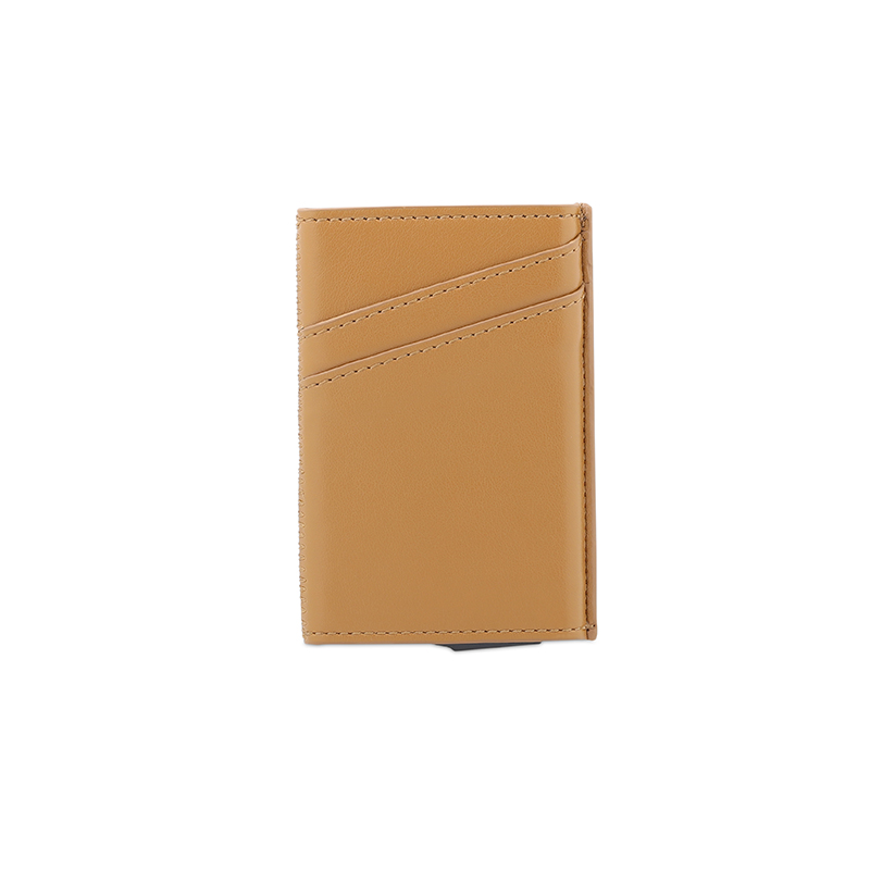 TROMSI - Santhome® PU Card Holder with Santhome Tag pocket - Tan - Mobile & Phone Accessories & Card Holders & Wallets - Eco-Friendly Corporate Gifts Dubai