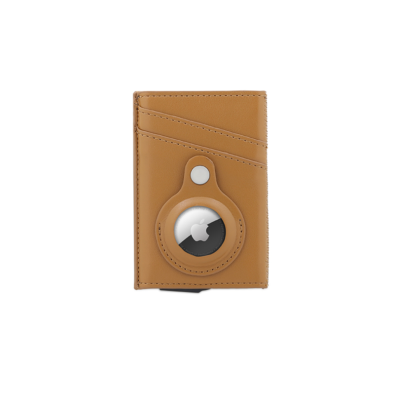 TROMSI - Santhome® PU Card Holder with Santhome Tag pocket - Tan - Mobile & Phone Accessories & Card Holders & Wallets - Eco-Friendly Corporate Gifts Dubai