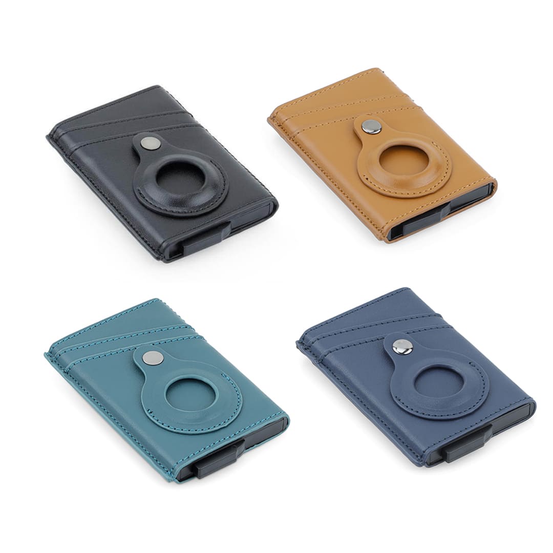TROMSI - Santhome® PU Card Holder with Santhome Tag pocket - Tan - Mobile & Phone Accessories & Card Holders & Wallets - Eco-Friendly Corporate Gifts Dubai