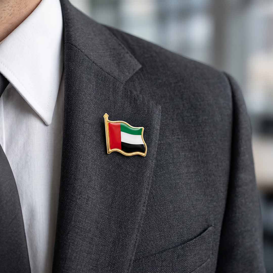 UAE Pin Badge - Lanyards - Eco-Friendly Corporate Gifts Dubai
