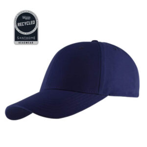ULTRA - Santhome RPET 6 Panel DryNCool® Sport Cap - Navy Blue - Caps - Eco-Friendly Corporate Gifts Dubai