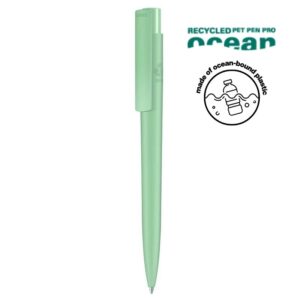 UMA PRO F OCEAN Recycled Plastic Pen - Light Green - Promotional Eco-friendly pens - Eco-Friendly Corporate Gifts Dubai