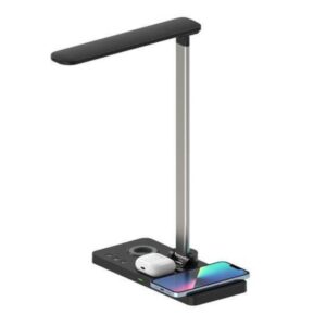VELES - @memorii 3 in 1 Wireless Charger with Desk Lamp - Black - Stationery & Desk Items - Eco-Friendly Corporate Gifts Dubai