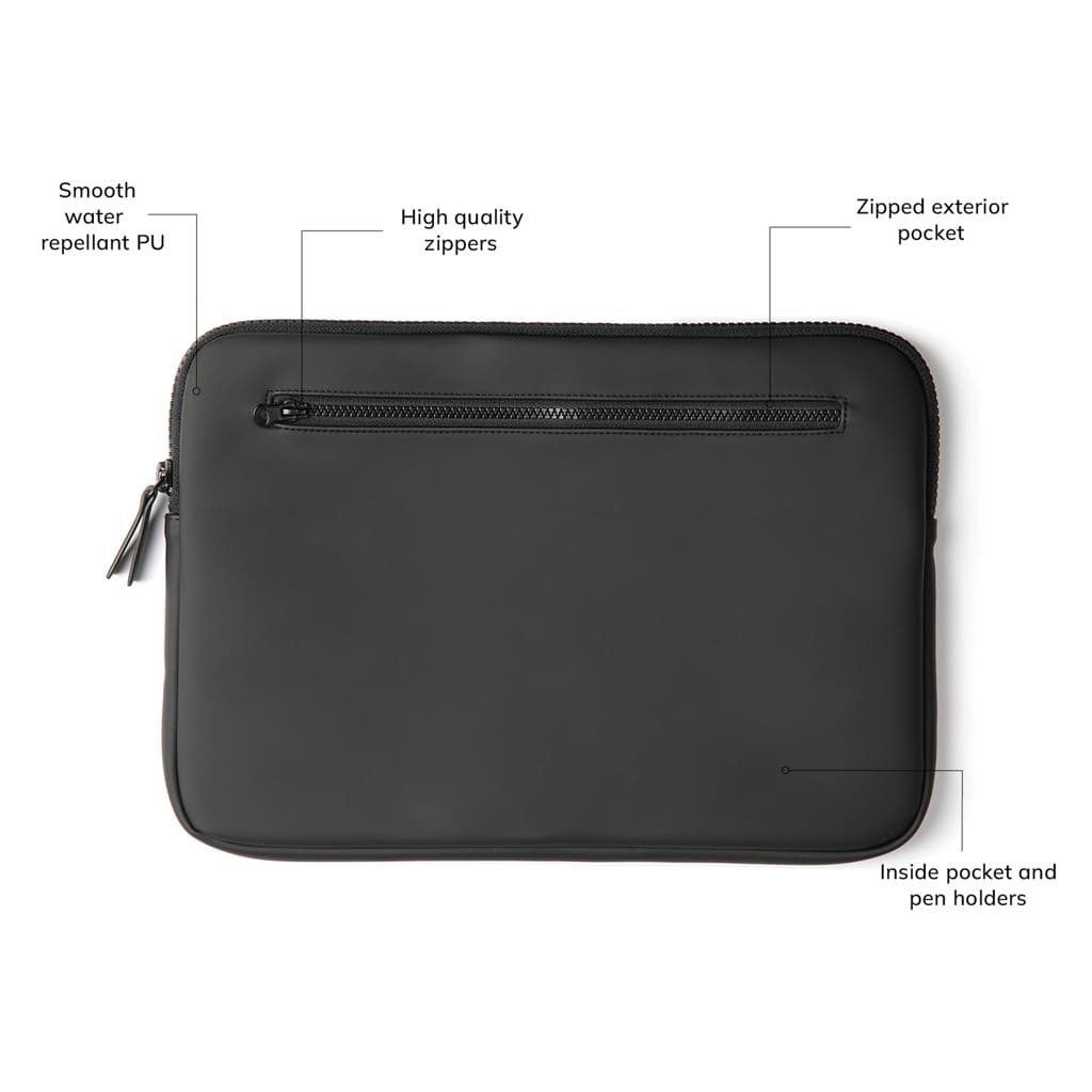 VINGA Baltimore Laptop Case 15" - Black - Laptop Bags - Eco-Friendly Corporate Gifts Dubai