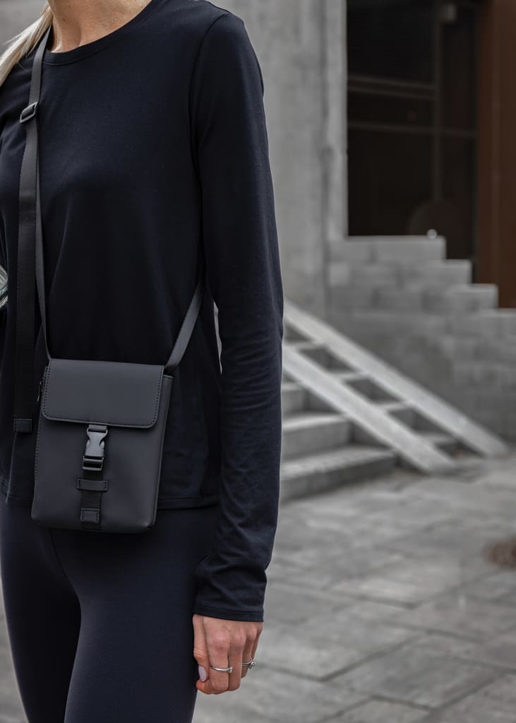 VINGA Baltimore RCS essentials sling bag - Black - Crossbody & Messenger Bags & Travel Accessories - Eco-Friendly Corporate Gifts Dubai