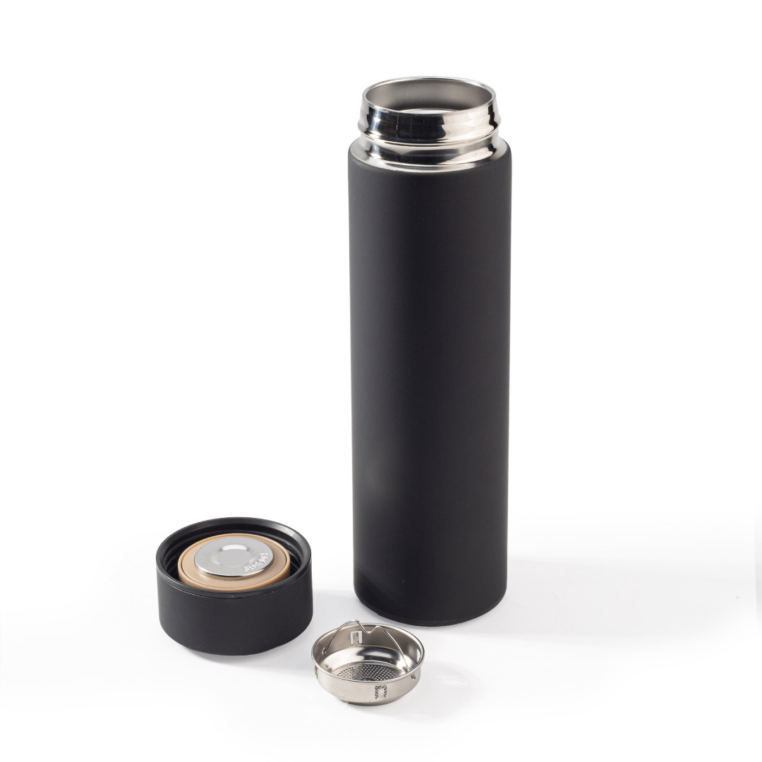 WAHA - Giftology Thermal Flask with LED Temperature Display 500ml - Black - Flasks & Bottles - Eco-Friendly Corporate Gifts Dubai