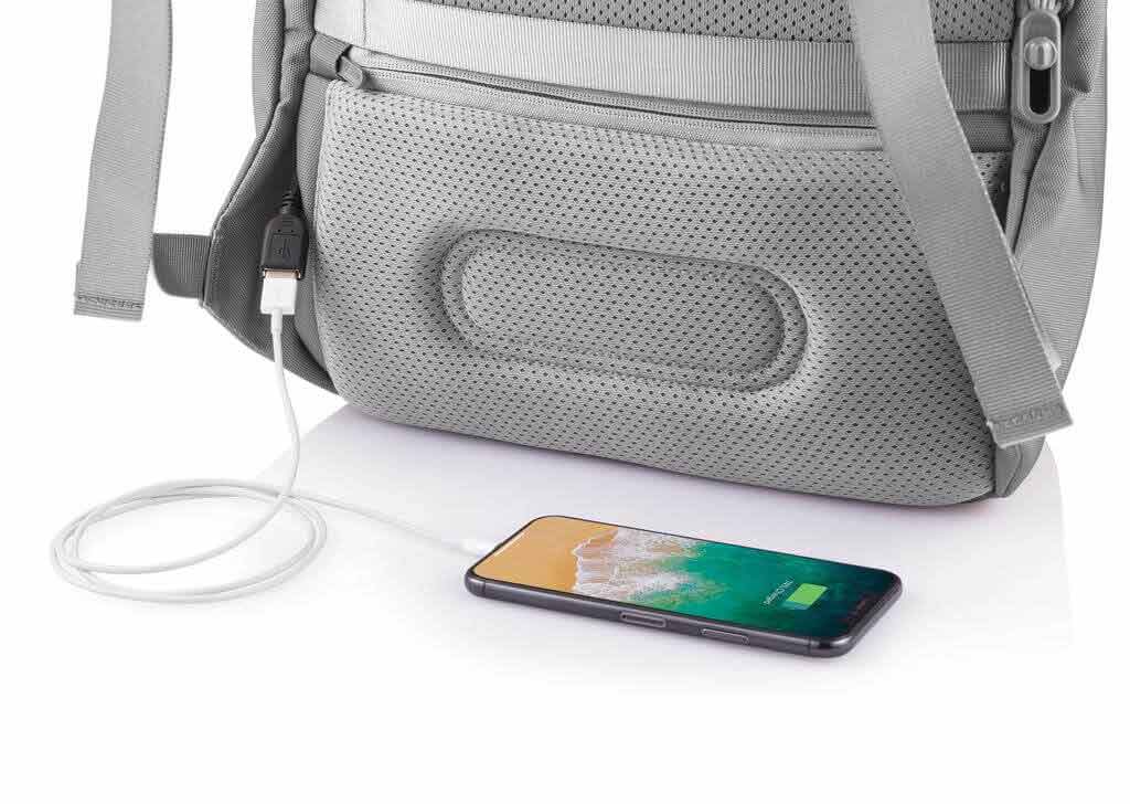 XDDESIGN Bobby Soft Anti-Theft Backpack - Grey - Backpacks - Eco-Friendly Corporate Gifts Dubai