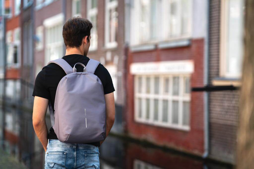 XDDESIGN Bobby Soft Anti-Theft Backpack - Grey - Backpacks - Eco-Friendly Corporate Gifts Dubai