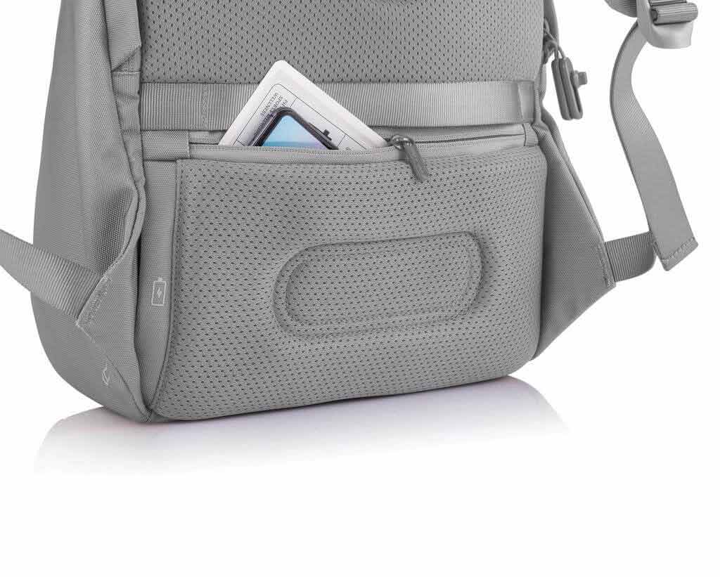 XDDESIGN Bobby Soft Anti-Theft Backpack - Grey - Backpacks - Eco-Friendly Corporate Gifts Dubai