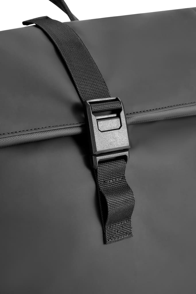 XDDESIGN Urban Water Resistant Flap-top Backpack - Black - Backpacks - Eco-Friendly Corporate Gifts Dubai