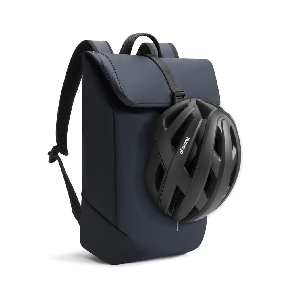 XDDESIGN Urban Water Resistant Flap-top Backpack - Navy - Backpacks - Eco-Friendly Corporate Gifts Dubai