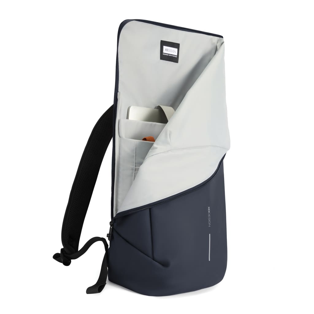 XDDESIGN Urban Water Resistant Flap-top Backpack - Navy - Backpacks - Eco-Friendly Corporate Gifts Dubai