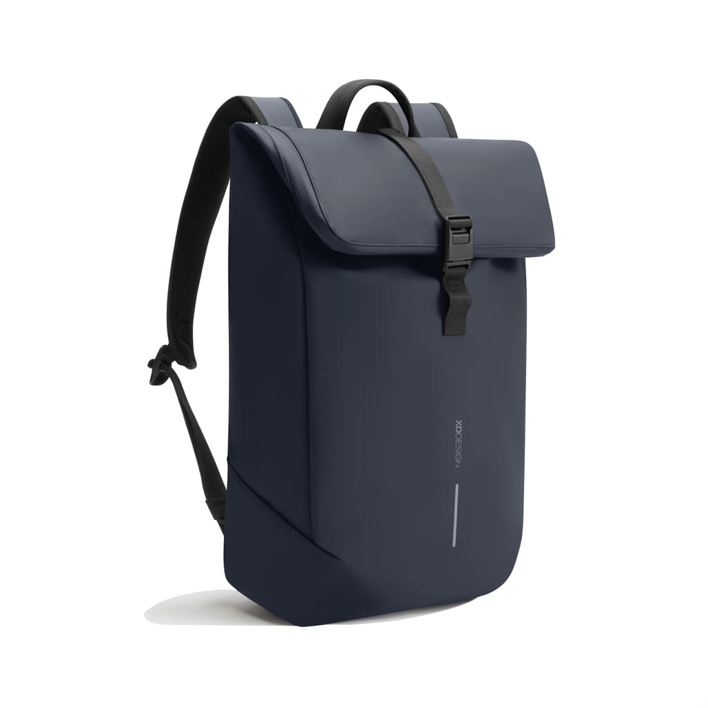 XDDESIGN Urban Water Resistant Flap-top Backpack - Navy - Backpacks - Eco-Friendly Corporate Gifts Dubai