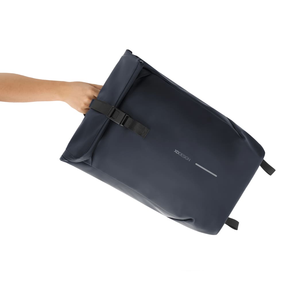 XDDESIGN Urban Water Resistant Flap-top Backpack - Navy - Backpacks - Eco-Friendly Corporate Gifts Dubai