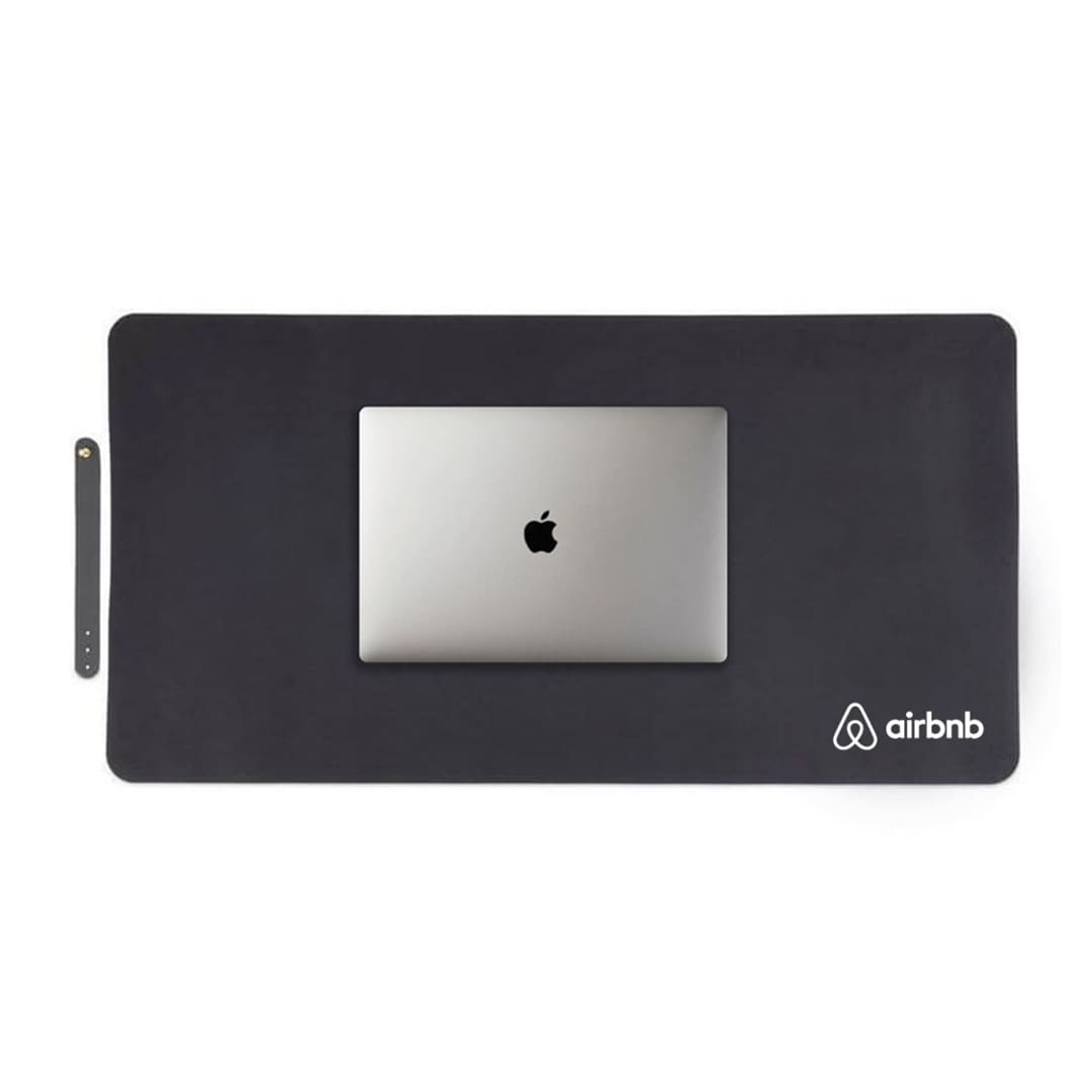 ZILE - CHANGE ZERO Recycled PU Desk Pad - Black - Stationery & Desk Items - Eco-Friendly Corporate Gifts Dubai
