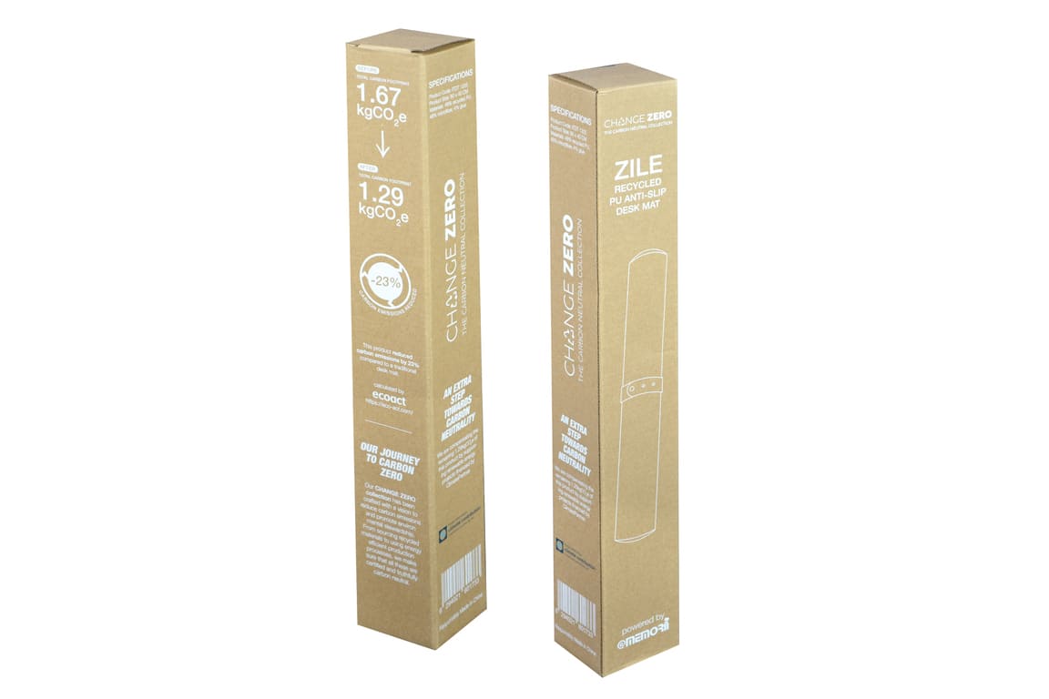 ZILE - CHANGE ZERO Recycled PU Desk Pad - Navy Blue - Stationery & Desk Items - Eco-Friendly Corporate Gifts Dubai