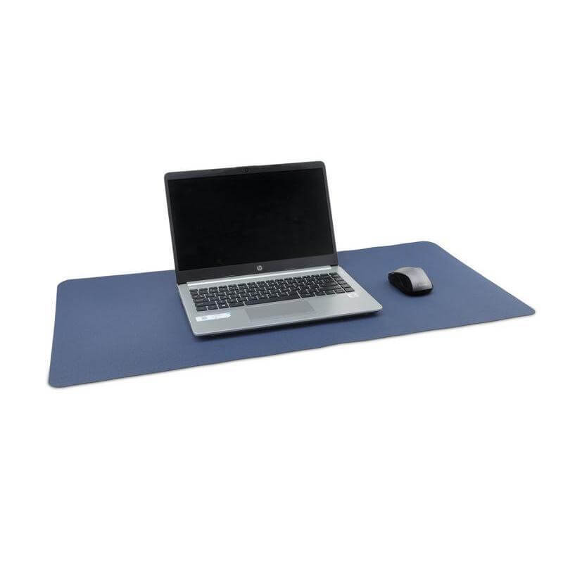 ZILE - CHANGE ZERO Recycled PU Desk Pad - Navy Blue - Stationery & Desk Items - Eco-Friendly Corporate Gifts Dubai